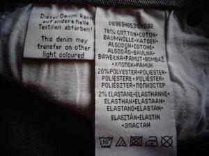Shorts Jeans-Shorts dunkelblau Gr. M bzw. ca. Gr. 38, used-Look Bild 5