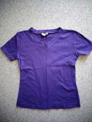 Damenbekleidung Shirt, T-Shirt, lila, Gr. 36