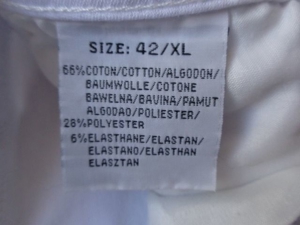 Damen-Hose jeansartig Size 42/XL ca. Gr. 36/38 bzw. ca. Gr. S/M, weiß, Miss RJ Bild 4