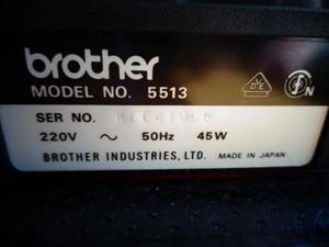 Brother Reise - Schreibmaschine 5513 elektrisch mit Hartschalenkoffer Bild 3