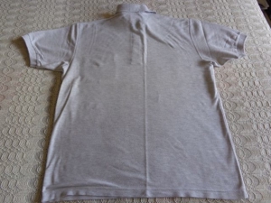 Herren - Vintage - Poloshirt, Gr. 44/46 bzw. ca. Gr. M, hellgrau Bild 2