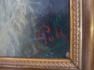 Ölgemälde von Fredrik Henrik Puls - 1842 - 1864 Bild 3