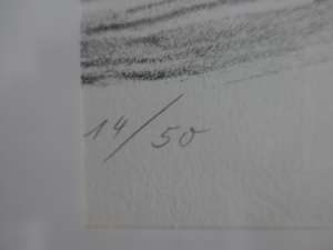 Künstler-Lithografie - Auflage nur 50 Stück aus 1987 Bild 3