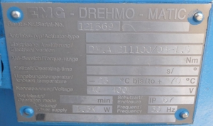 Stellantrieb EMG DREHMO DM60-A-32, Motor TM1.0262 Drehantrieb Aktor Aktuator Actuator Drehstrommotor Bild 8