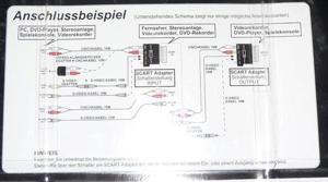 DVD Anschluss Set Tevion MD 81325, S-Videokabel, Cinchkabel, SCART Adapter, S-Video Adapter Bild 4