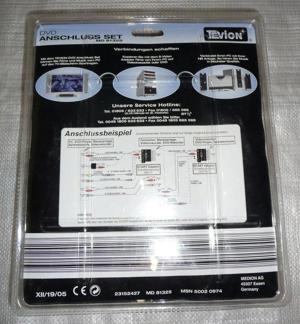 DVD Anschluss Set Tevion MD 81325, S-Videokabel, Cinchkabel, SCART Adapter, S-Video Adapter Bild 2