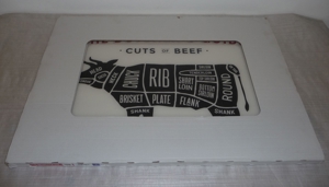 Küchenrückwand aus Glas Cuts of beef 90x65 cm, Glaswand, Rinder Motiv, Rind, Metzger, Butcher, BBQ Bild 5