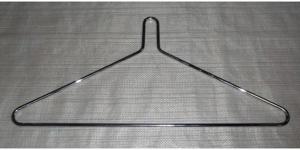 Verchromte Kleiderbügel aus Metall, Bügel für Kleiderstangen oder Garderobenstangen Bild 2