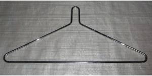 Verchromte Kleiderbügel aus Metall, Bügel für Kleiderstangen oder Garderobenstangen Bild 3