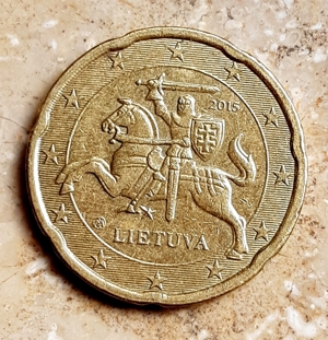 2015 Litauen: 20 Euro Cent!