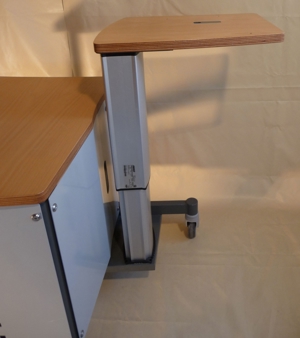 Hubtisch HEIDELBERG HET - 02, MAGNETIC, Rolltisch Geräteträger Nachttisch Arbeitstisch Beistelltisch Bild 4