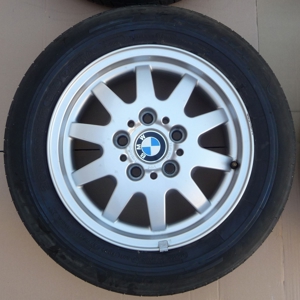 4 original Alufelgen BMW 1182607-5, 7J x 15, E36, 205 60 R15 91V Michelin, Aluminiumfelgen Bild 3