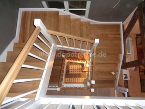 Innentreppe aus Holz. Holztreppe aus Polen,Treppen,Massivholztreppen Bild 12