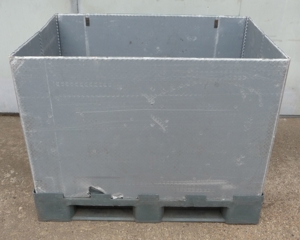 Palettenbox aus Kunststoff, faltbar, 1200 x 800 mm, Box Kiste Bild 5