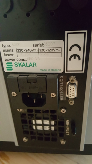 SKALAR SAN++, SA5000, Modulhalterahmen incl. Temperaturcontroller Bild 6