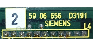 SIEMENS Sirona M1 J-Platine 5906656 D3191 Arztelement Bild 3