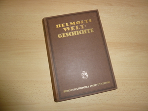Helmolts Weltgeschichte * Ganzleinen * Goldprägung * 1922 * Deko Bild 3