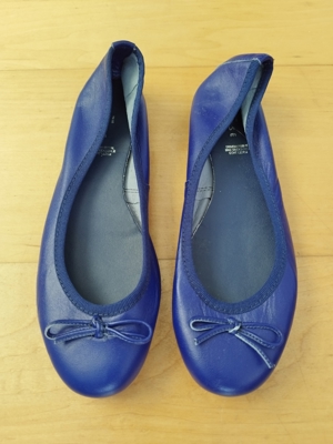 Ballerinas echt Leder, Blau 37 unbenutzt von Varese Bild 2