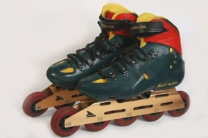 ROLLERBLADE Fusion 10K Speed Skates 5 Rollen 80mm Alu. 26, 5 1998