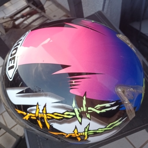 Shoei nobby ueda designer helm Bild 4