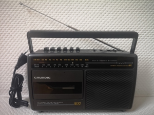 Pure Nostalgie! Radio Cassette Recorder Grundig RR 257 aus 1986