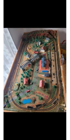 Eisenbahn , Eisenbahnplatte, Zug, Lock, Spielzeug, Spur TT Bild 1
