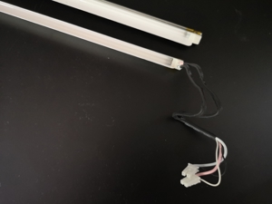 2x ultraleichte Doppel LED Röhren 42,5cm lang 2mm Durchmesser Bild 2