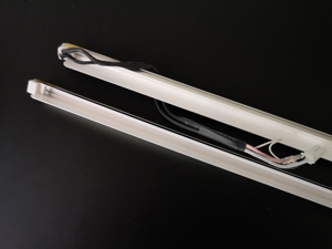 2x ultraleichte Doppel LED Röhren 42,5cm lang 2mm Durchmesser Bild 3