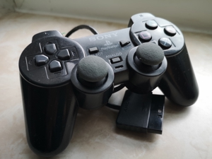 Original Playstation 2 - PS2 DualShock Analog Controller - Black Bild 1