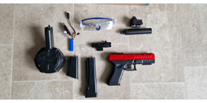 Gel Blaster Glock ,elektrische Wasserkugel-Pistole,Orbeez Gun Bild 5
