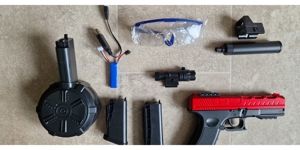 Gel Blaster Glock ,elektrische Wasserkugel-Pistole,Orbeez Gun Bild 1