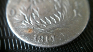 6 Kreuzer-1814-König Max I. Joseph von Baiern-Silberbillon,gebraucht, Bild 6