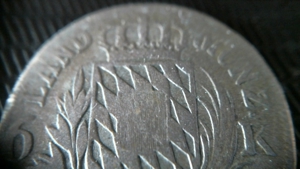 6 Kreuzer-1814-König Max I. Joseph von Baiern-Silberbillon,gebraucht, Bild 7