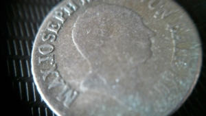 6 Kreuzer-1814-König Max I. Joseph von Baiern-Silberbillon,gebraucht, Bild 4