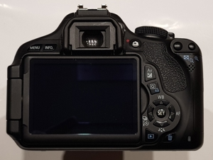 Canon 600D + Zubehör + Tasche + Griff Bild 3