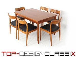 wie neu! AM Denmark Teak Esstisch Vintage Dining Table 4-10 Pers.