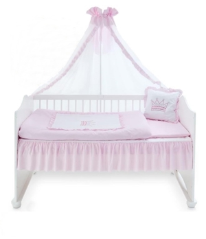 Traumhaft rosa weißes Babybett, Kinderbett Bild 2