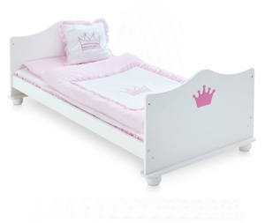 Traumhaft rosa weißes Babybett, Kinderbett Bild 3