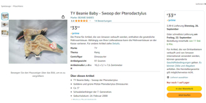 Ty - Sammlerstück - Swoop the Pterodactyl Bild 4