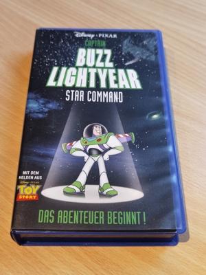 Original-VHS/Videokassette Captain BUZZ LIGHTYEAR Star Command (DISNEY PIXAR - TOY STORY)