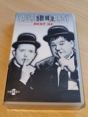 Original-VHS/Videokassette Best Of Laurel & Hardy (Komiker Stanley Laurel und Oliver Hardy) Bild 1