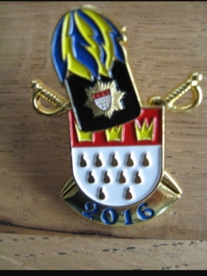 Karneval Pin KG Treuer Husar Köln von 1925 ev, Pin von 2016