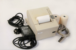 Bondrucker Kassendrucker Thermo Epson TM-T88IV M129H incl.Netzteil Parallelkabel Anleitung