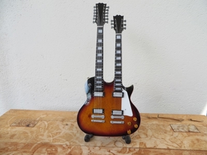 MINIATURGITARRE GIBSON DON FELDER HOTEL CALIFORNIA EDS-1275 DOUBLE NECK (THE EAGLES)