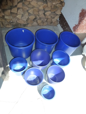 Keramik Übertöpfe ( 9 Stück)
