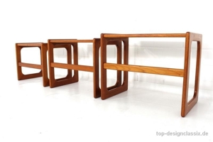 wie neu Salin Nyborg Danish Nesting Table Satztische Teak Vintage Bild 3