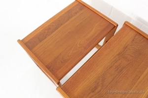 wie neu Salin Nyborg Danish Nesting Table Satztische Teak Vintage Bild 10