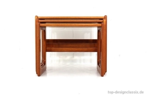 wie neu Salin Nyborg Danish Nesting Table Satztische Teak Vintage Bild 13