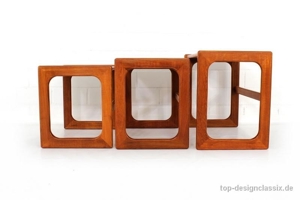 wie neu Salin Nyborg Danish Nesting Table Satztische Teak Vintage Bild 6