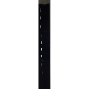 Ikea Regal, schmal, hoch, Lagerregal 205x20x17cm gebraucht schwarz Bild 2